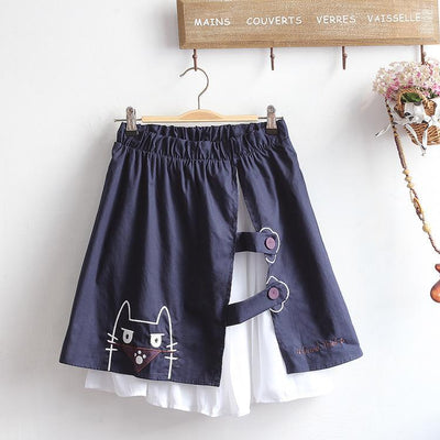 Japanese Harauku Summer Bandit Thief Cat Skirt SD01706