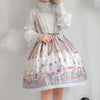 Lolita Teddy Bear Bunny Cat Doll Printed Lace Strap Dress SD00527