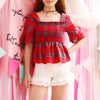 Japanese sweet plaid shirt SD00964