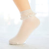 Ruffle Transparent High Socks SD00281