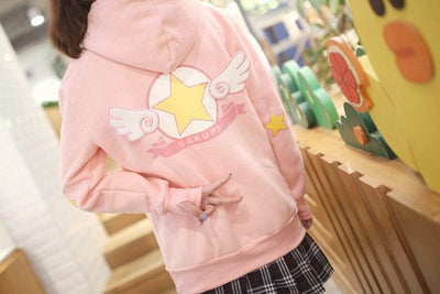 Cardcaptor Sakura Pink Hooded Sweater SD01695