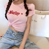 Heart Baby Embroidered T-shirt SD02386