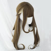 Brown White Long Wig SD00198