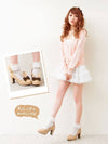 Japanese Lolita Bunny Lace Fluffy Shoes SD00864