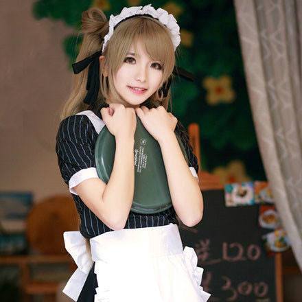 Love Live Anime Kotori Minami Café Maid Dress Cosplay SD01501