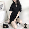 Black Slim Cheongsam Dress SD01873