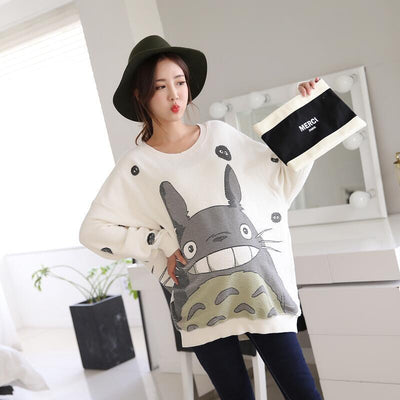 My Neighbor Totoro Anime Loose Long-sleeved Sweater SD02055