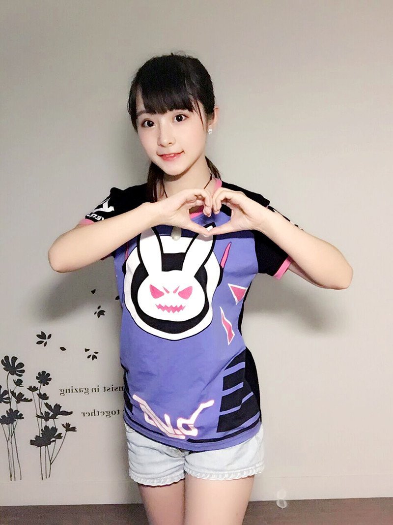 Overwatch D.Va DVA Rabbit Bunny T-shirt Ver.2 SD02133