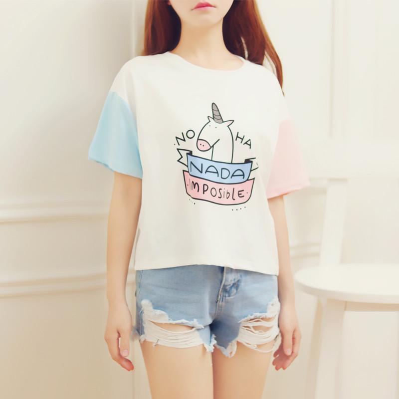 Japanese Harajuku Unicorn T-shirt SD02343