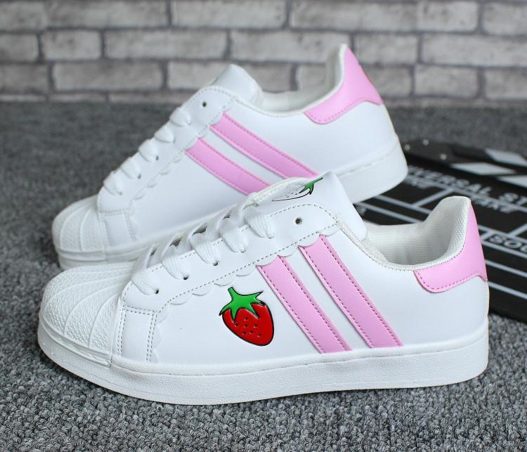 Pink Strawberry Sneakers Shoes SD00616