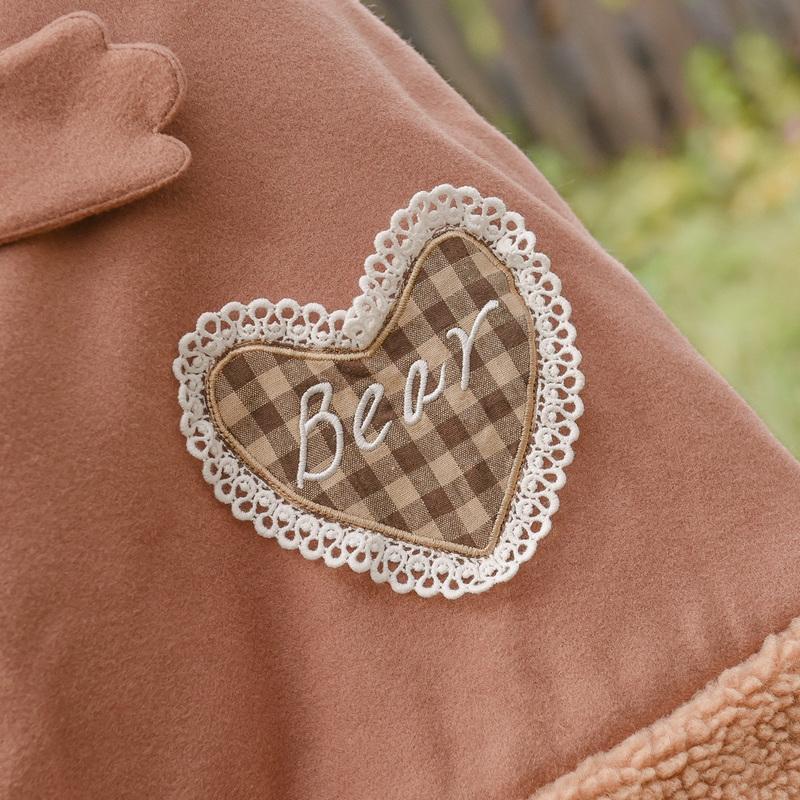 Brown Bear Bat Sleeve Cloak Cape SD00437