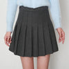 Woolen Pleated High Waist Skirt SD00304