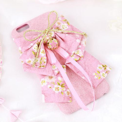 Cute Kimono Bow Fur Ball Phone Case SD00739