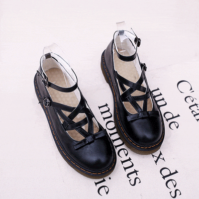 Pentagram Strap Dolly Flat Shoes SD00230