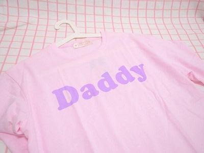 Harajuku Daddy Printed T-Shirt SD01718