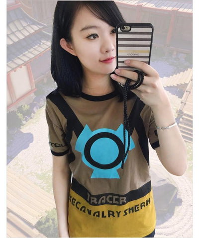 Overwatch D.VA/Tracer/Mccree/Soldier76/Mercy T-shirt SD02134