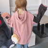 Loose Embroidered Rose Sleeve Sweater SD00015