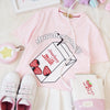 Japanese harajuku soft strawberry milk T-shirt SD00634