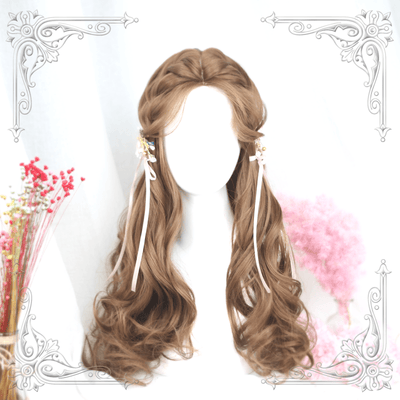 Honey Pudding Brown Wave Long Wig SD00207