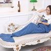 Mermaid Tail Wool Knitted Blanket SD00531