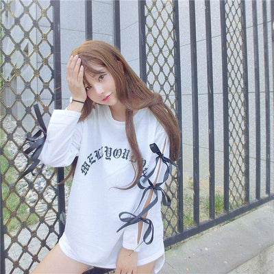 Japanese Bow Sleeve Loose Sweater SD01128