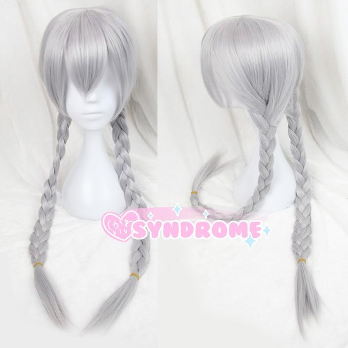 Silver Grey Braided Zootopia Judy Hopps Wig SD00570