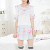 Japanese floral sailor school uniform skirt t-shirt SD00681