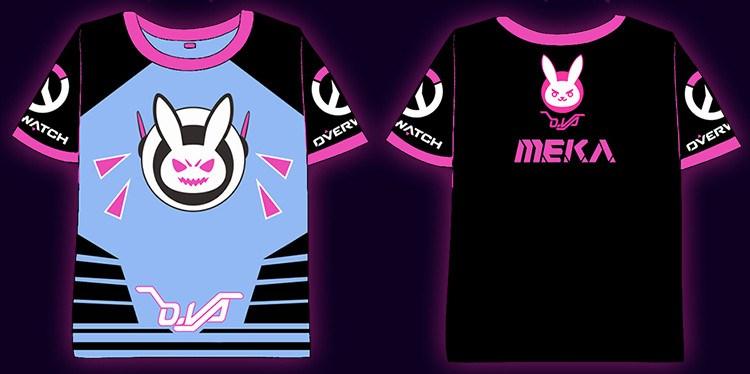 Overwatch D.Va DVA Rabbit Bunny T-shirt Ver.2 SD02133