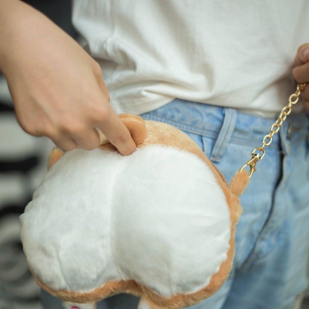 Cute Fluffy Corgi Dog Doggie Butt Bag SD01401