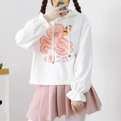 Takoyaki Octopus Hoodie Sweater SD00233