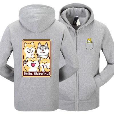 Shiba Inu Doge Dog Print Hoodie Sweater Ver.3 SD01765