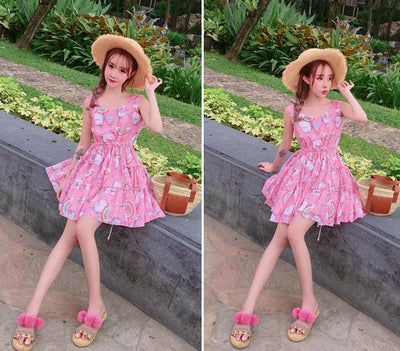 Rainbow Unicorn Ice Cream Dress SD02227