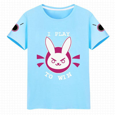 Overwatch D.VA Bunny I Play To Win T-Shirt SD02427