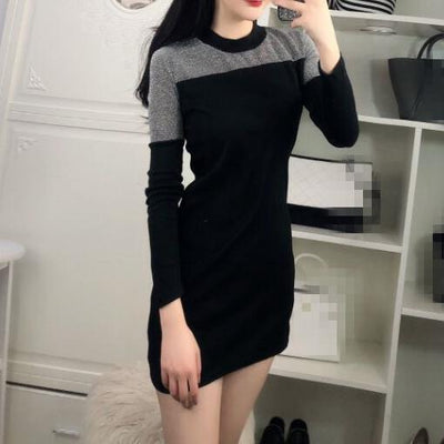 Korean Sexy Autumn Winter Slim Dress SD01287