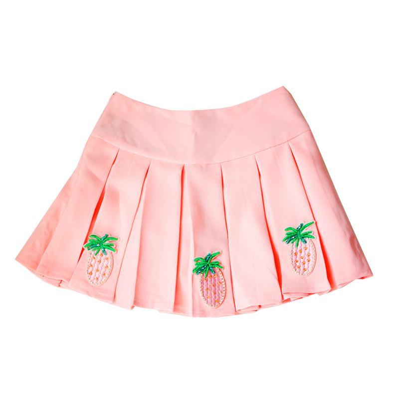 Summer sweet pink pineapple skirt SD00942