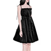 Dolly Black Ribbon Shoulder-less Dress SD02406