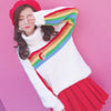 Korean Winter Warm Rain Bow Knitted Sweater SD01561