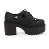 Black Hollow Stars Lolita High Platform Shoes SD00047