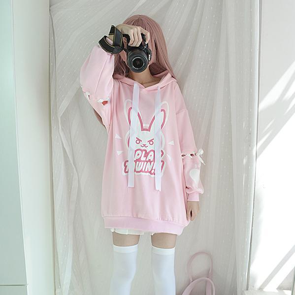 Overwatch D.VA DVA i play to win sweater SD00889