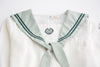 Mint Green Short/Long Sleeve School Uniform SD00107