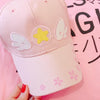 Cardcaptor Sakura Pink Winged Star Embroidered Baseball Cap SD02329