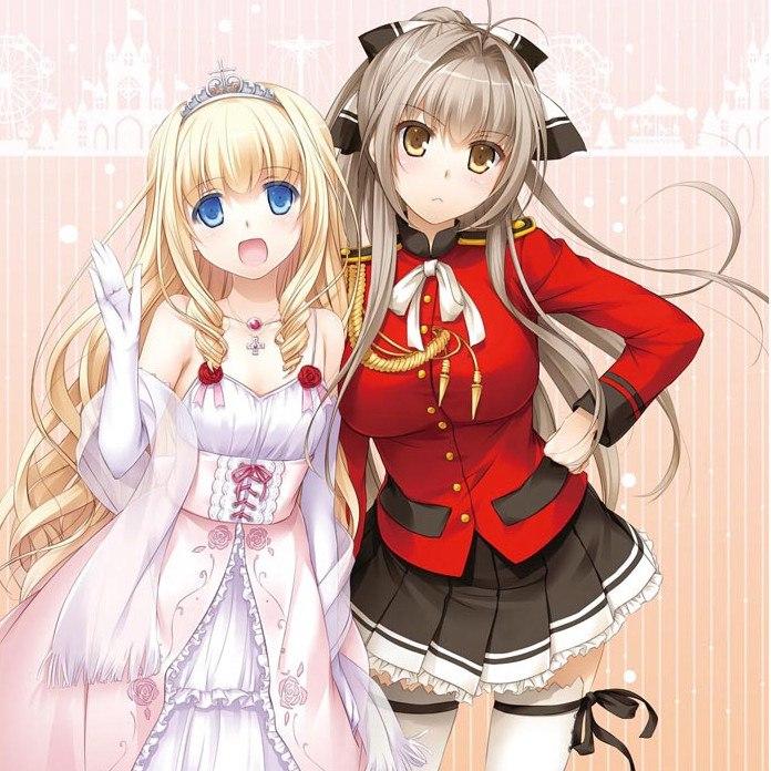 Amagi Brilliant Park Cosplay Isuzu Sento Blonde Wig SD00104