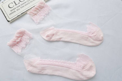 Lovely Half-transparent Lace Socks SD01754