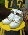 LED Light Emitting Various Colors Gold Strap Sneaker Shoes SD01813