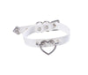 Silver Heart and Ring Collar Choker SD00092