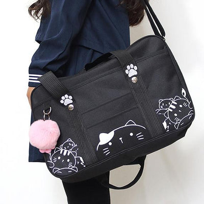 Japanese Neko Cat School Shoulder Bag SD01645