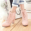 Cute Lolita Lace High Heeled Shoes SD01938