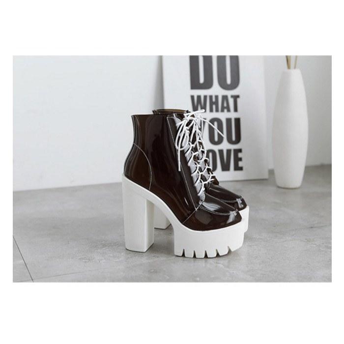 Transparent High-heeled Platform Boots SD00130