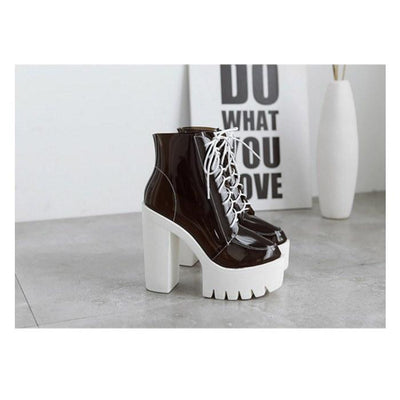 Transparent High-heeled Platform Boots SD00130