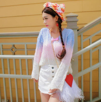 Denim button Skirt SD01148